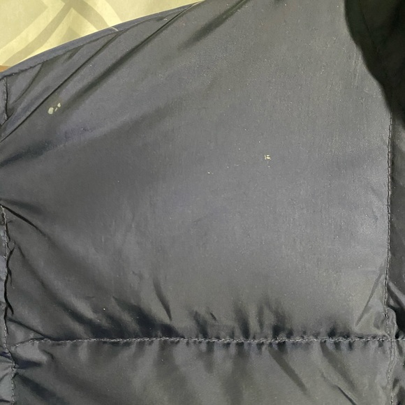 Vintage Men's Ralph Lauren Polo Sport Navy/Tan Jacket Puffer Coat - Men Small - Picture 5 of 14